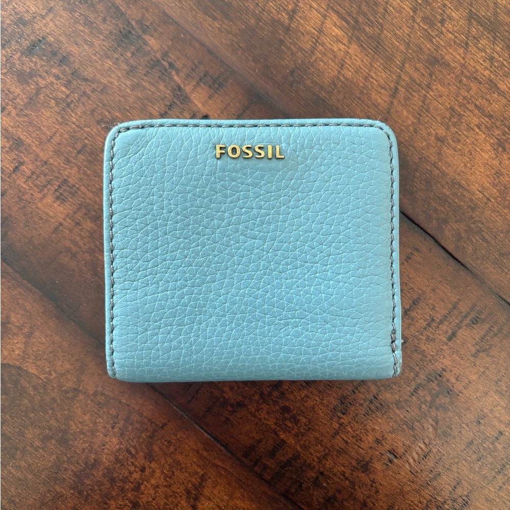 Fossil Teal Leather Women's Wallet
